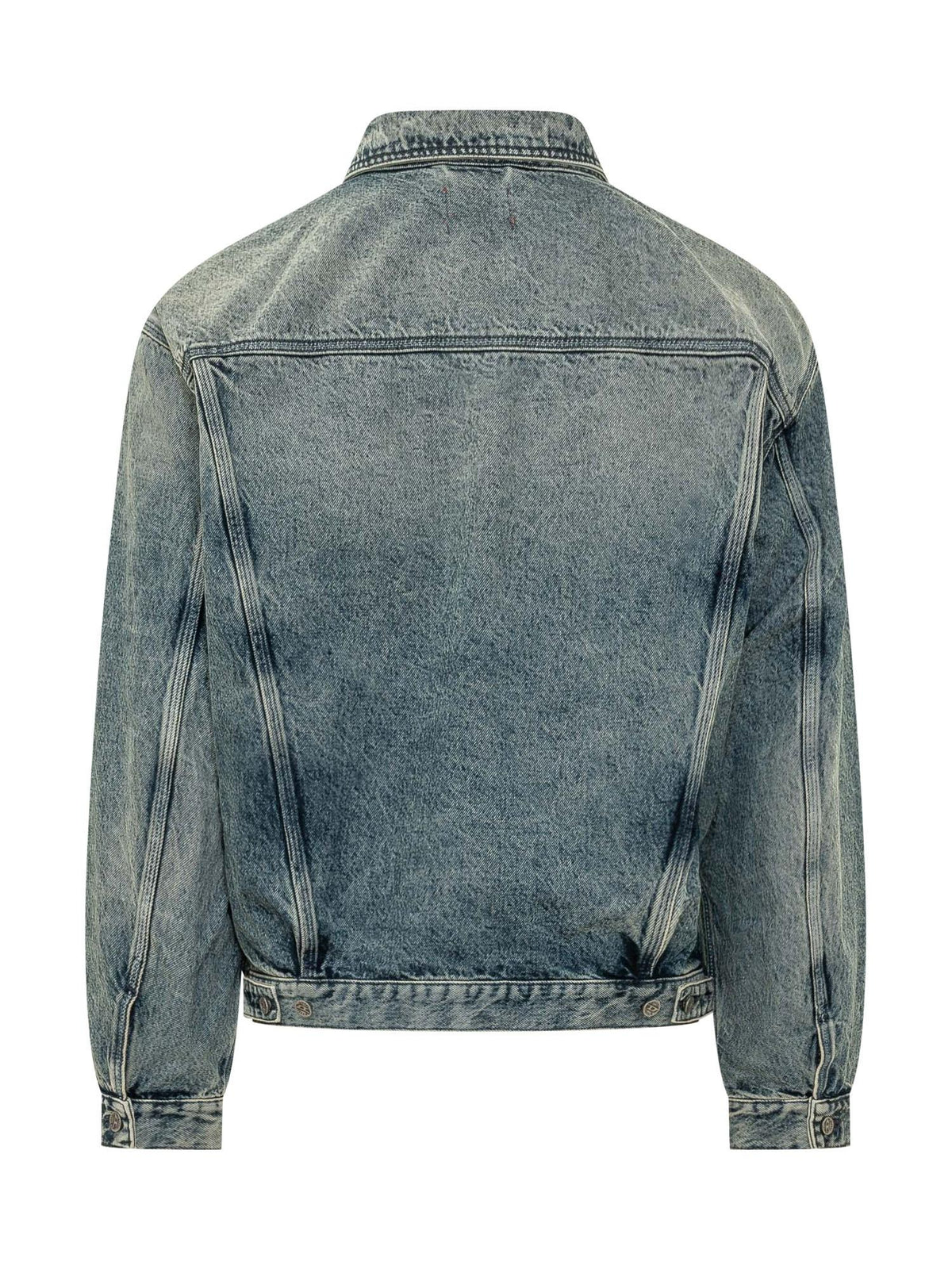 DIESEL Blue Denim Trucker Jacket for Men