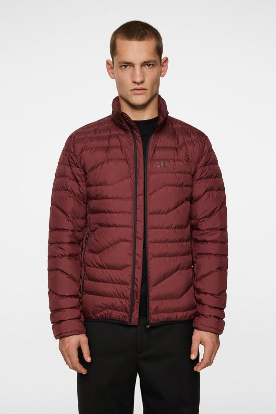 J LINDEBERG Short Puffer Down Jacket AMOW10852G091 CABERNET DOM