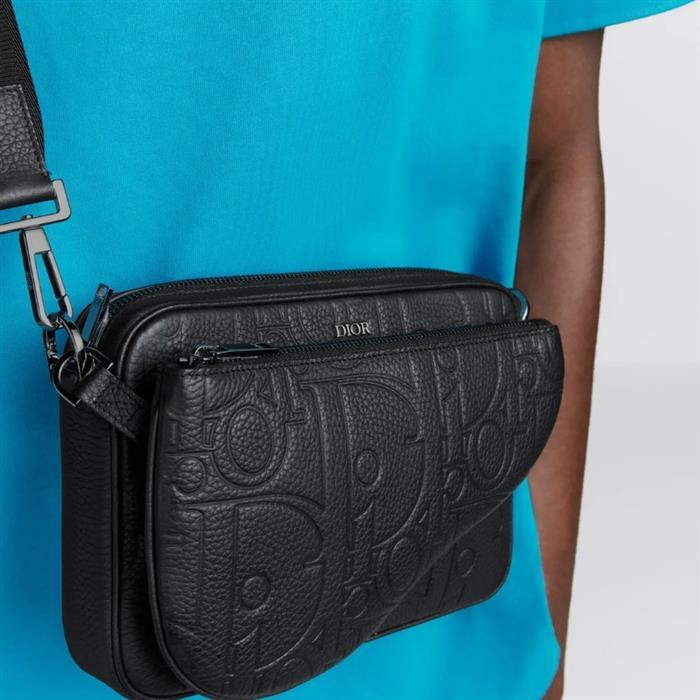 DIOR Saddle Triple Pouch Crossbody Bag