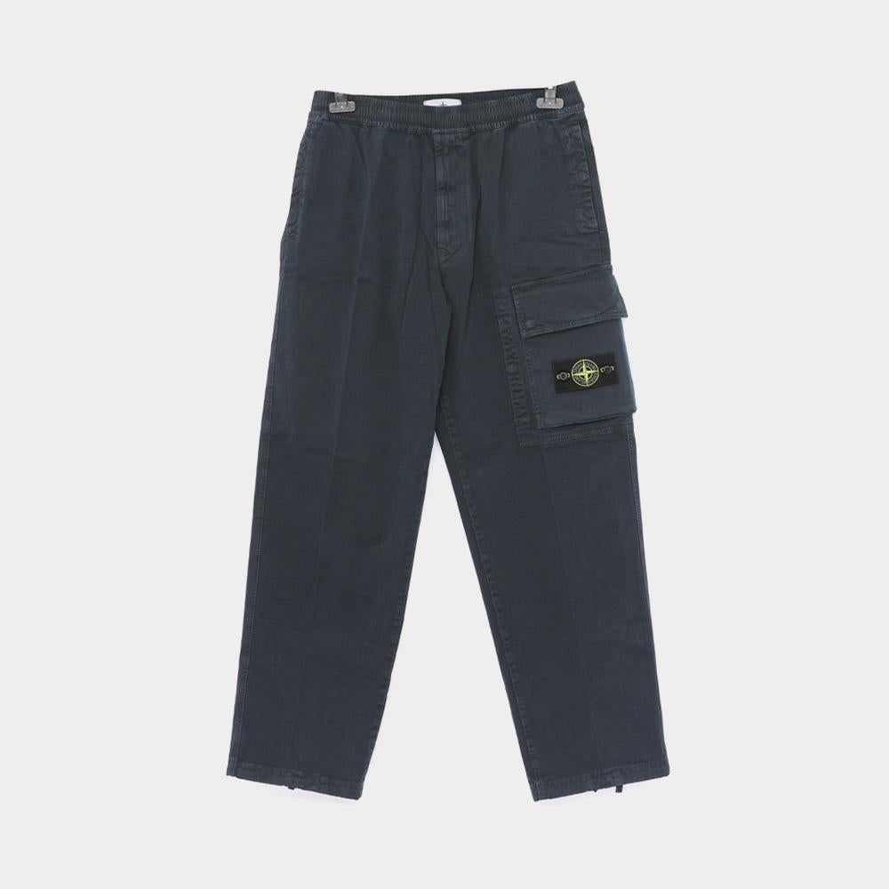 STONE ISLAND Organic Broken Twill Logo Patch Elastic Wa L2S153100036 S00L1 V0120