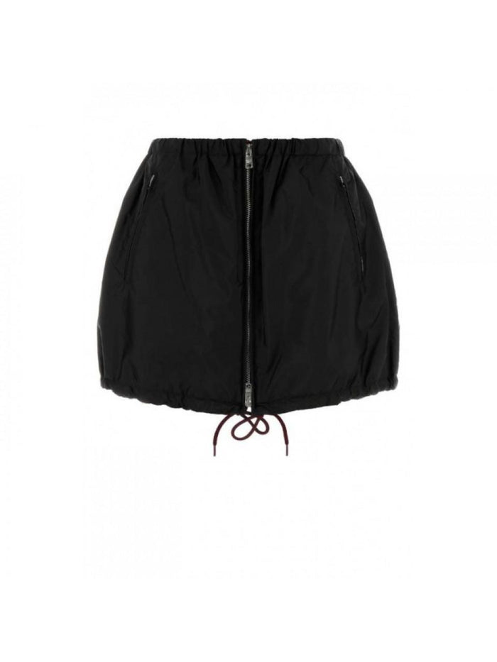 PRADA Re-Nylon Drawstring Mini Skirt 21X053 1WQ9 F0002