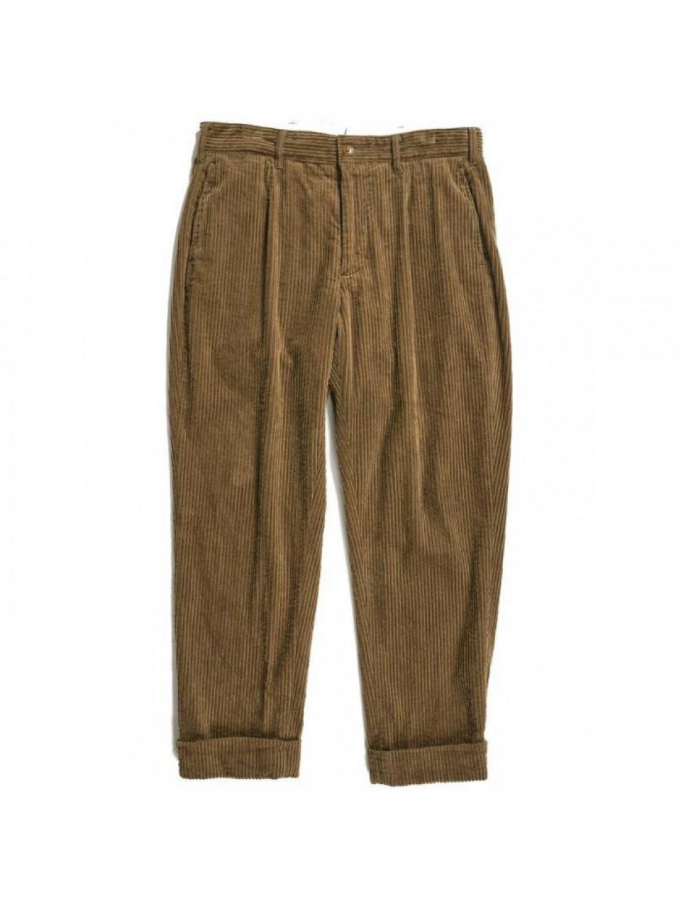 Engineered Garments Khaki Cotton Corduroy Andover Pants B M 23F1F001 NQ271 SD016