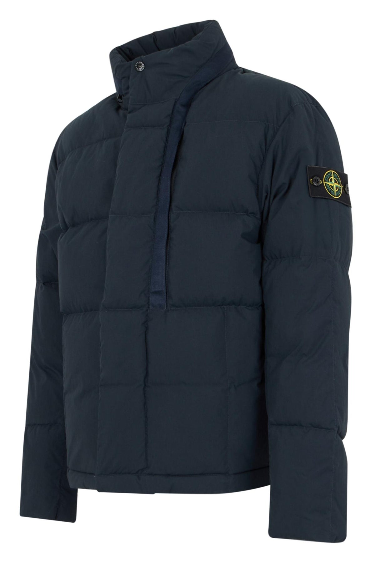 STONE ISLAND Black Down Puffer Jacket Men