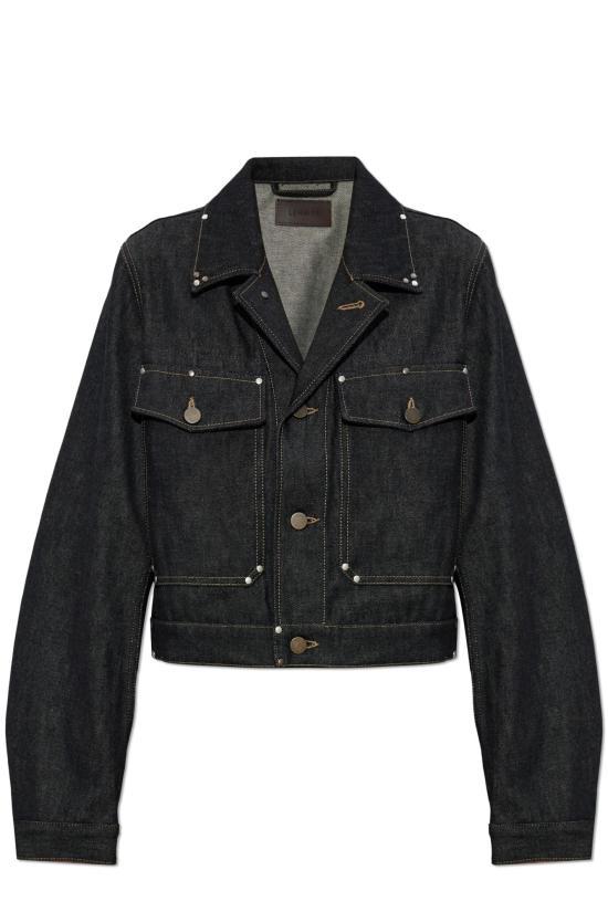 Lemaire Studded Cropped Denim Jacket OW1233 LD1061 965