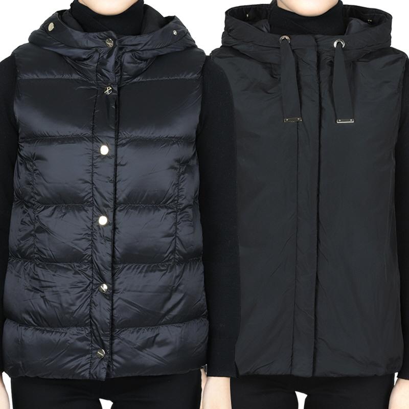 Max Mara Reversible Hooded Puffer Vest Black Women’s 2519291054670 002