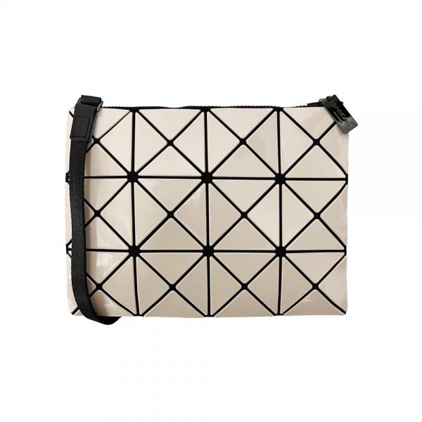 Issey Miyake Bao Bao Lucent Crossbody Bag Beige BB66 AG056 40