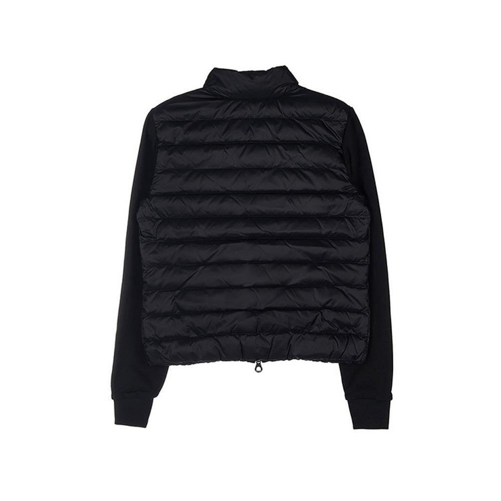 Duvetica Black BENEFICA Logo Mix Puffer Jacket VDDJ98946K0001 BKS