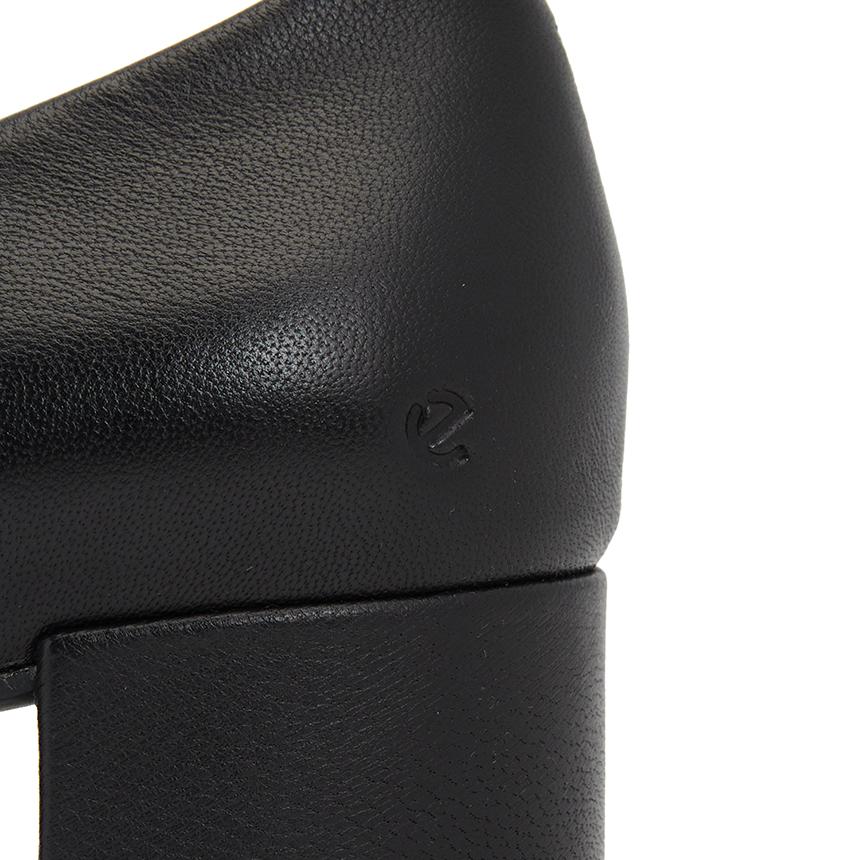 ecco Leather Pointed-Toe Pumps Black Women’s