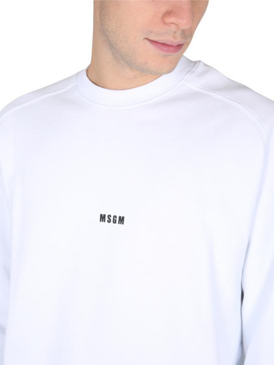 MSGM White Long-Sleeve Sweatshirt for Women 2000 MM503 20000001