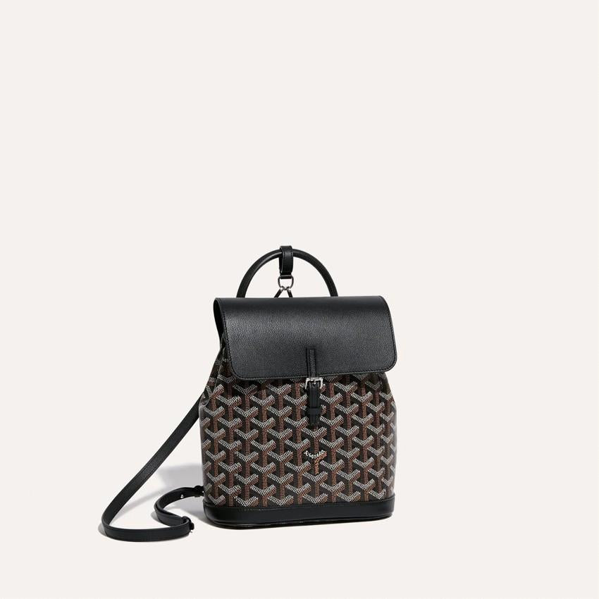 GOYARD Women’s Alpin Mini Backpack Black Leather ALPIN2 MINTY 01CL 01P
