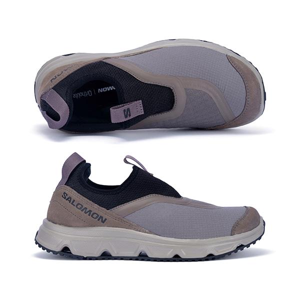 SALOMON RX SNUG Slip-On Low-Top Sneakers Unisex Black Mesh