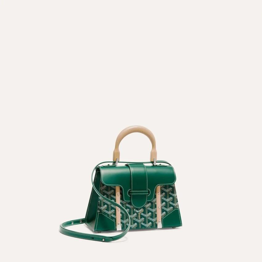 GOYARD Structured Saigon Mini Tote Bag Green Women’s SAIGR2 MINTY 09 CL09