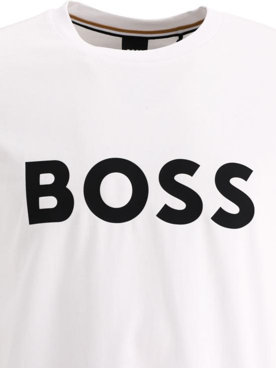 HUGO BOSS Short Sleeve T-Shirt for Men 50495742100 WHITE DOM