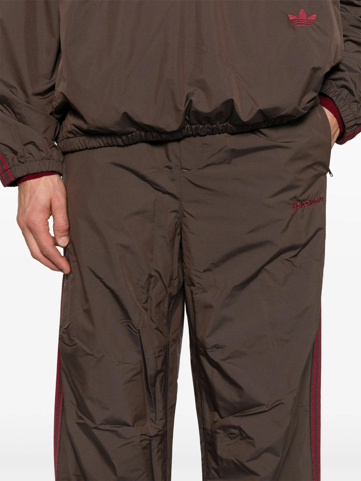 Adidas Wales Bonner Nylon Track Pants Night Brown Unisex JJ2930