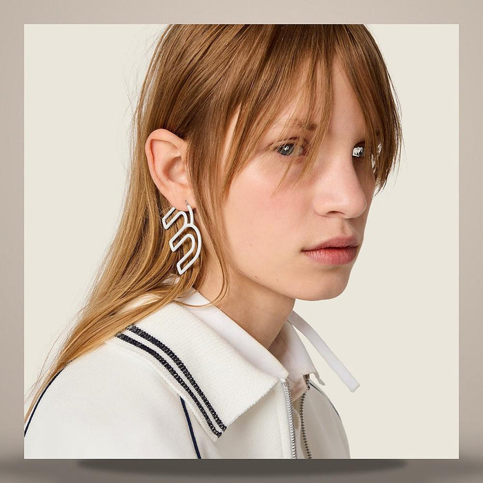 Miu Miu Single Metal Earring 5IO511 2G9S F0009