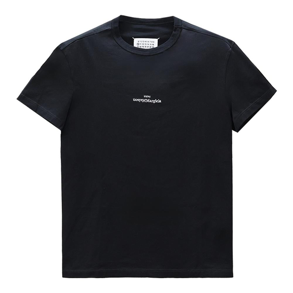 Maison Margiela Logo Short Sleeve T-Shirt Black Men’s Cotton