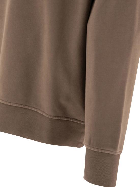 CP Company Walnut Long Sleeve Sweatshirt
