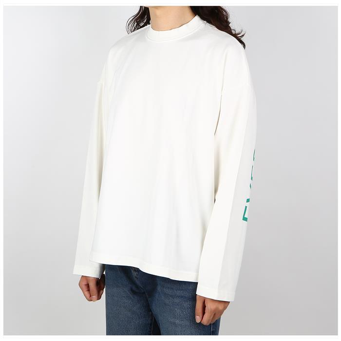 SUNNEI Green Graphic Print Oversized Long Sleeve T-Shirt SN2PXH06AP JE130 005