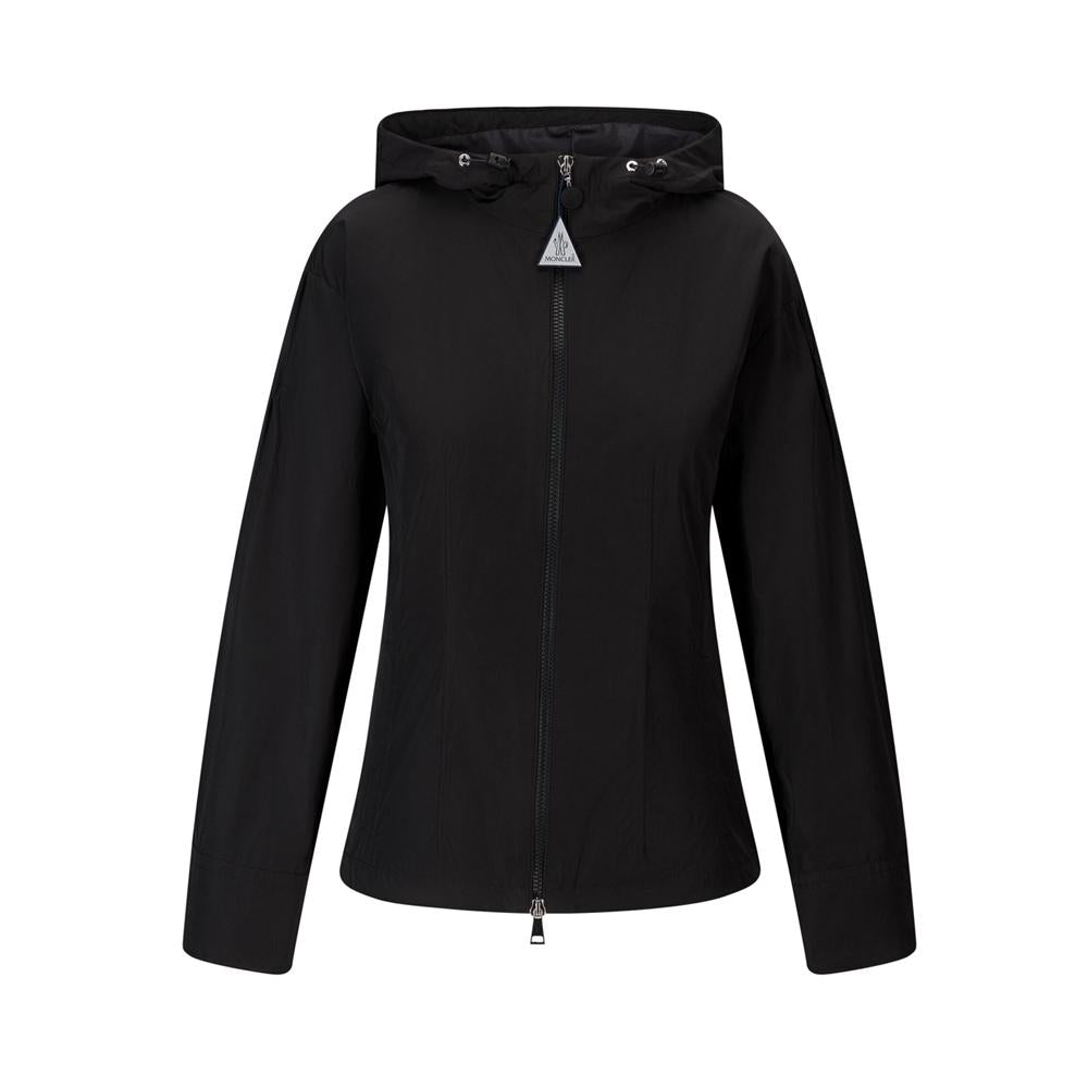 Moncler Black Hooded Logo Patch Jacket 1A001 27 549P3 999