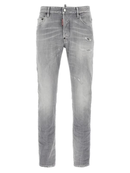 Dsquared2 Blue Distressed Denim Jeans for Men S74LB1754 S30260852