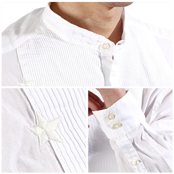 The Editor Men’s Star Point Long Sleeve Shirt 1306 1 4434