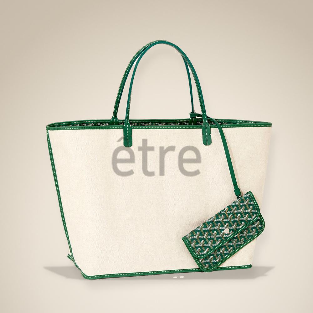 GOYARD Saint Louis GM Green Tote Bag for Women