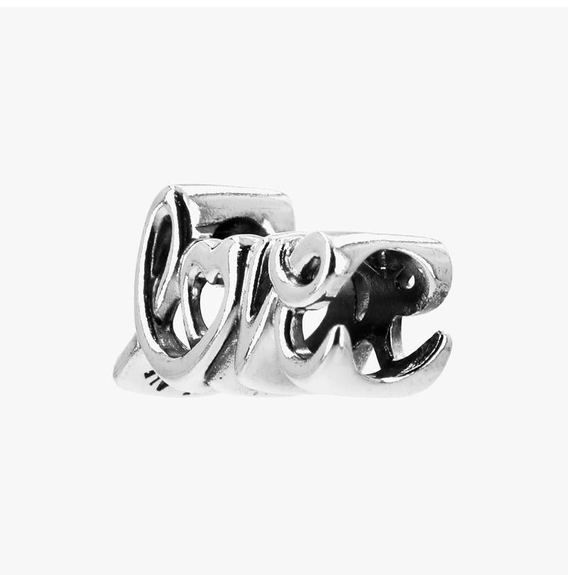 PANDORA Handwritten Love Pendant Charm for Women Silver 793055 C00
