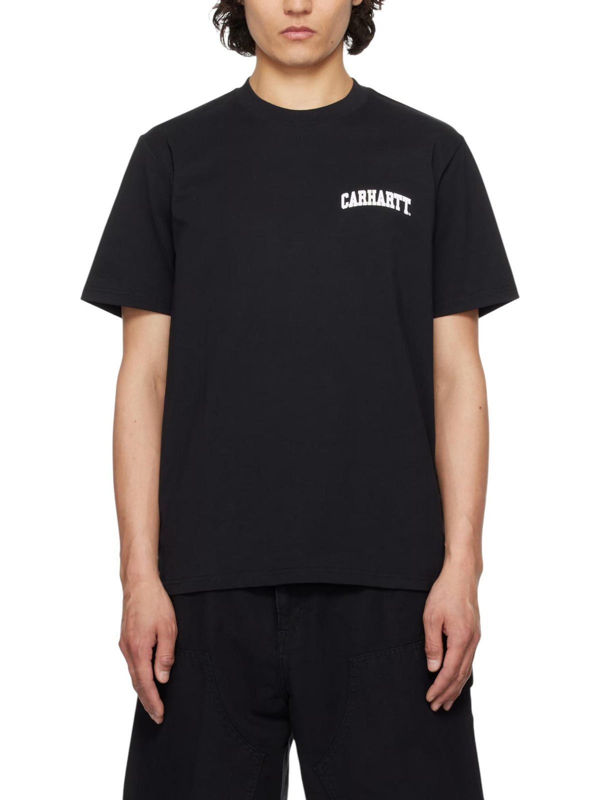 CARHARTT WIP University Script Black Short Sleeve T-Shirt I034852 0D2XX