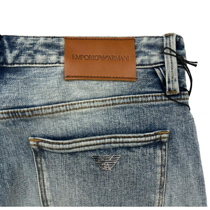 Emporio Armani Logo Denim Jeans Men’s Blue Pants