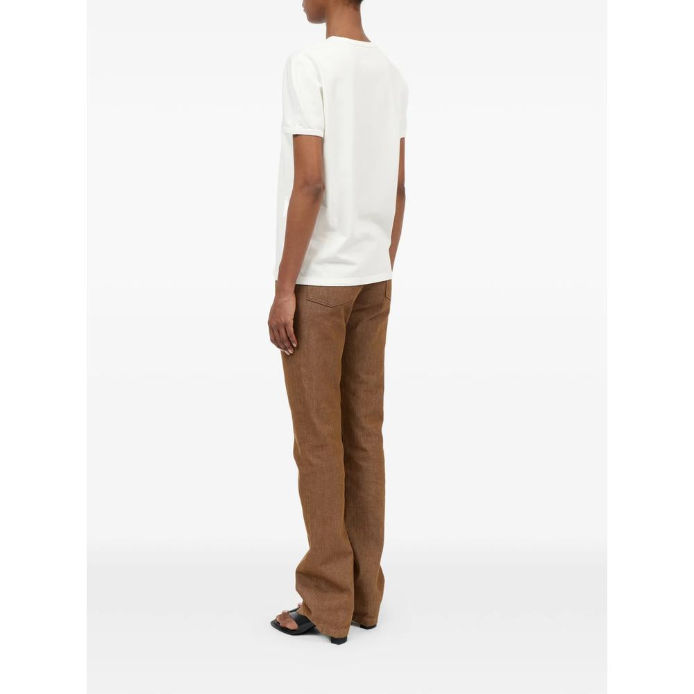 Maison Margiela White Cotton Short Sleeve T-Shirt