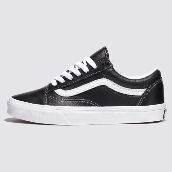 Vans Men’s Low-Top Canvas Sneakers White Black VN000CP5BPB1 DOM