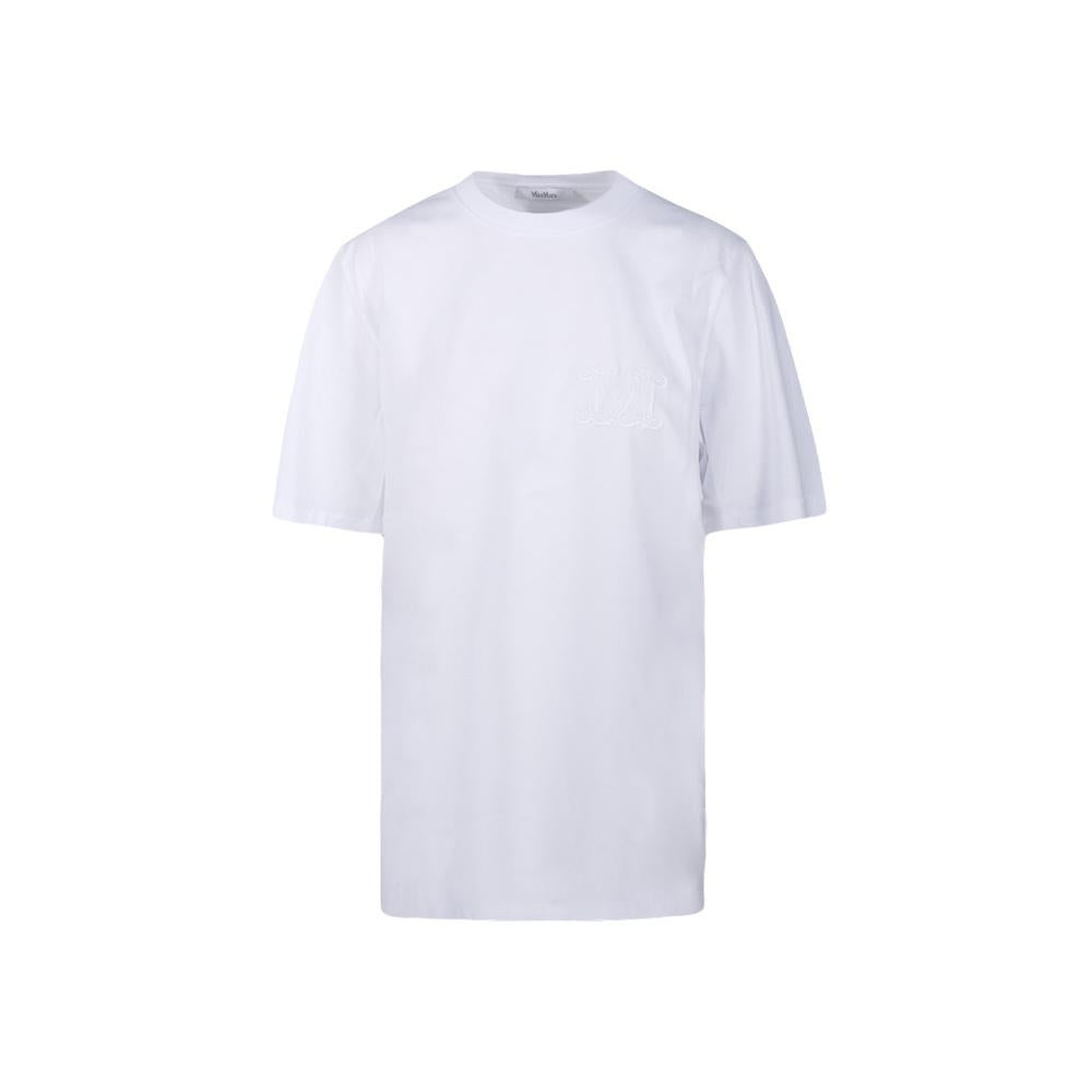 Max Mara MANGO Logo T-Shirt White 2421946021 001