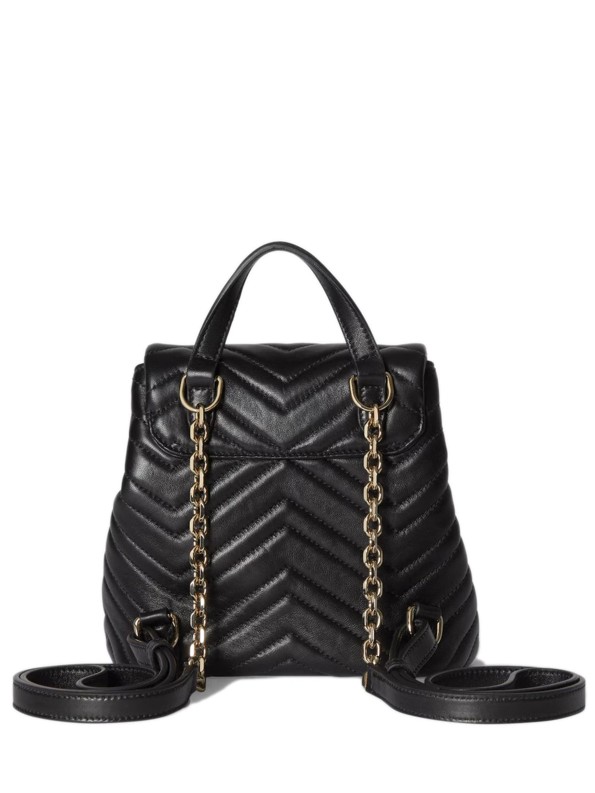 GUCCI Black Leather Backpack