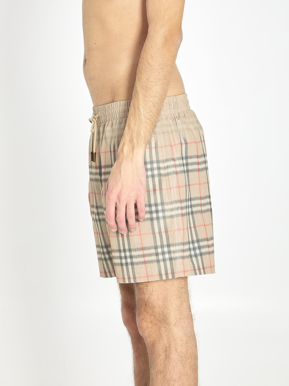 BURBERRY Black Logo Swim Shorts