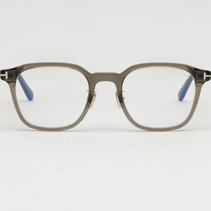 TOM FORD Blue Light Blocking Square Acetate Eyeglasses Unisex Gra TF6154 K B 020
