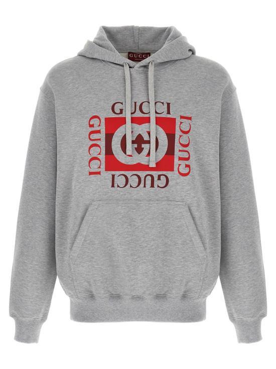 GUCCI Cotton Jersey Hooded Sweatshirt for Men