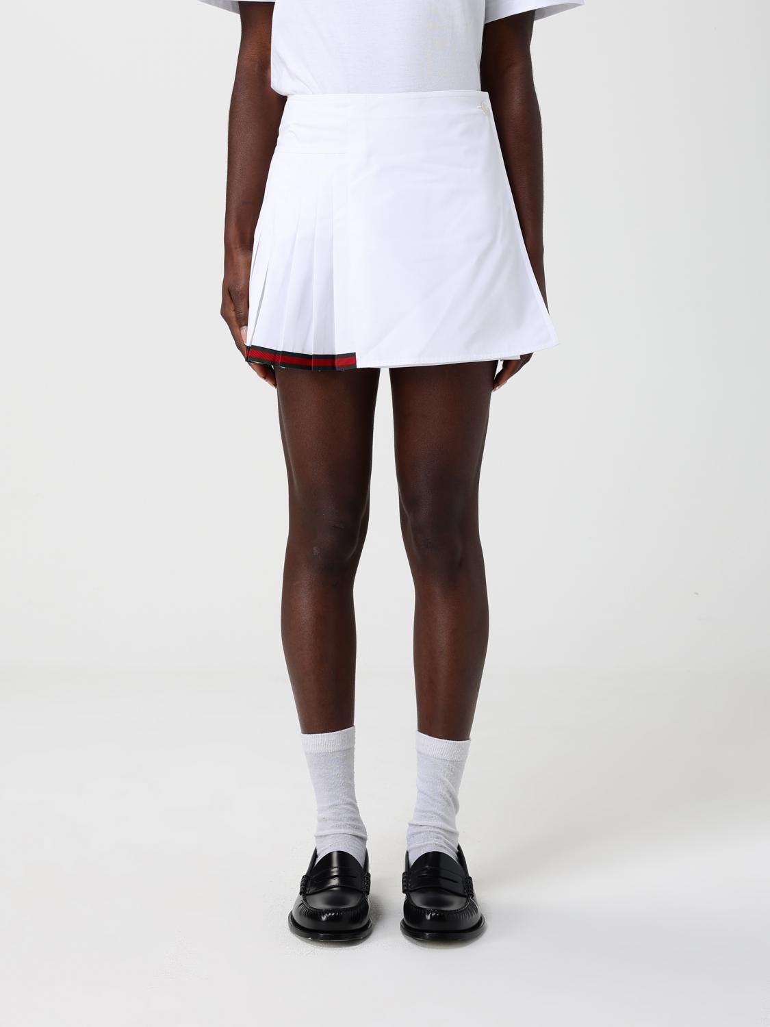 GUCCI Black Wool Mini Skirt