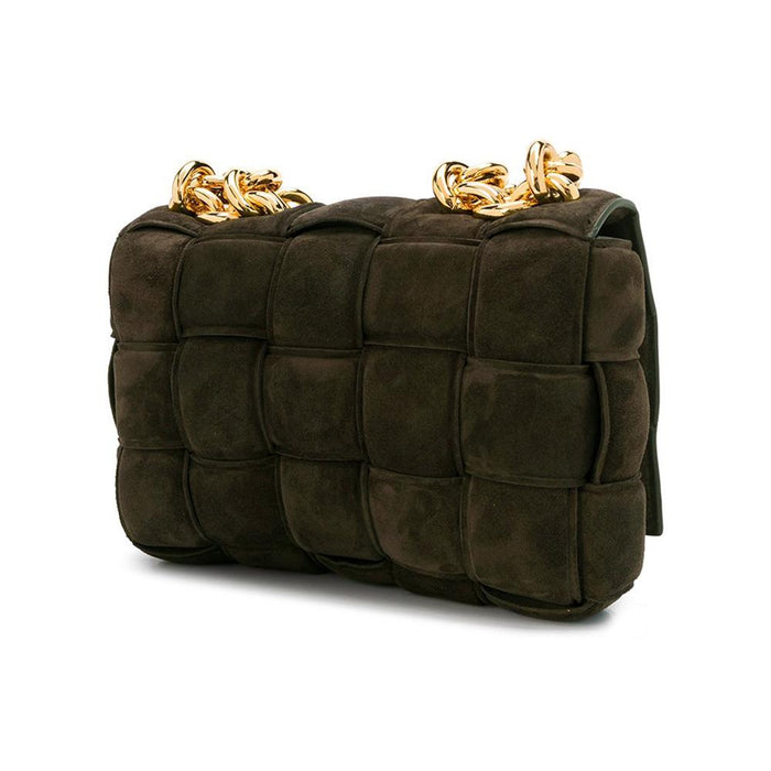 Bottega Veneta Brown Chain Cassette Shoulder Bag