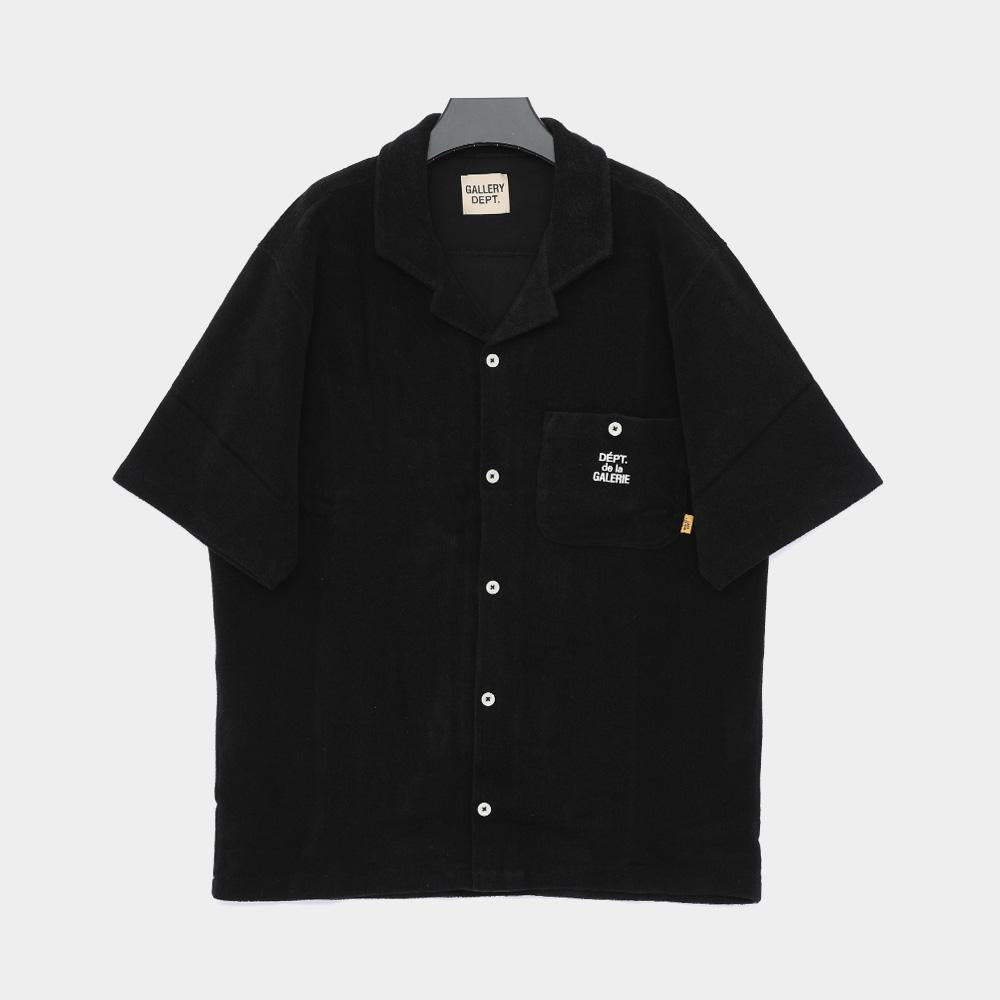 GALLERY DEPT. French Parker Short Sleeve Men’s Shirt TOP045 BLCK