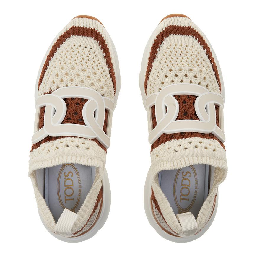 Tods Women’s Run Canvas Low-Top Sneakers XXW54C0IJ30TK7 YYF1