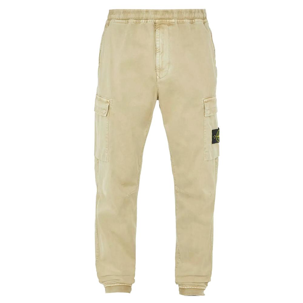 STONE ISLAND Beige Cargo Jogger Pants 7715313L1 V0190