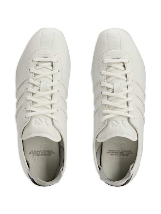 Y-3 White Leather Low-Top Sneakers for Men KI0882 DOM