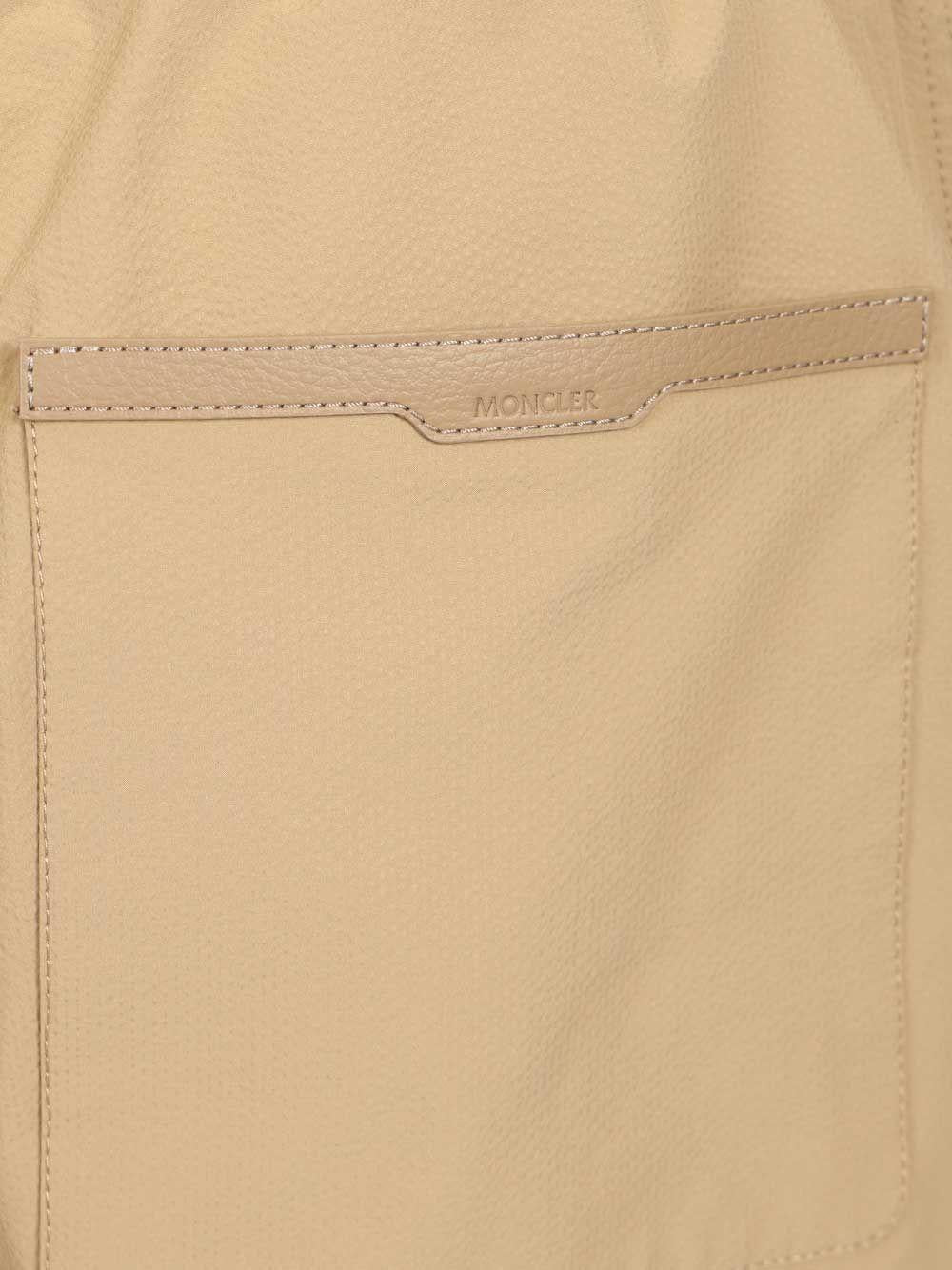 Moncler Navy Drawstring Cotton Blend Short Pants