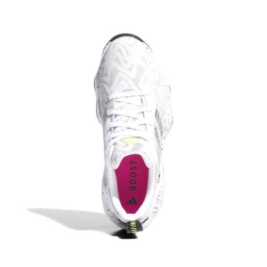 Adidas White/Black Lucid Lemon Sneakers