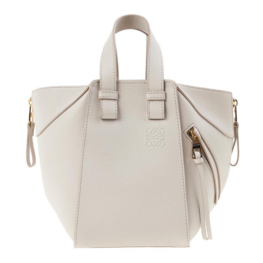 LOEWE Compact Hammock Tote Bag Women’s Leather Gray