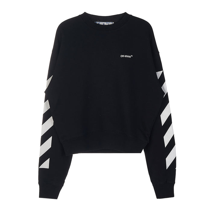 OFF WHITE Men's Diagonal Sleeve Logo Sweatshirt OMBA058C99FLE0011001 1