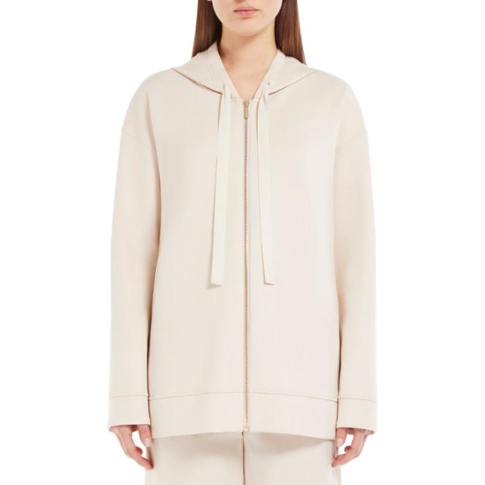 Max Mara Jui Cotton Hooded Zip-Up Cardigan ZUAI 002
