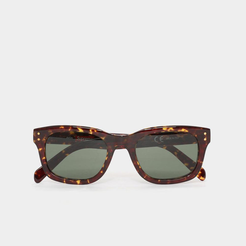 Supreme Tortoise Avon Unisex Sunglasses SS25 G2