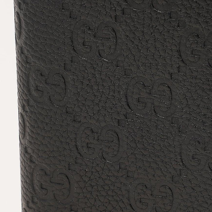 GUCCI Men’s GG Logo Vertical Long Wallet 835014 AAE1T 1000