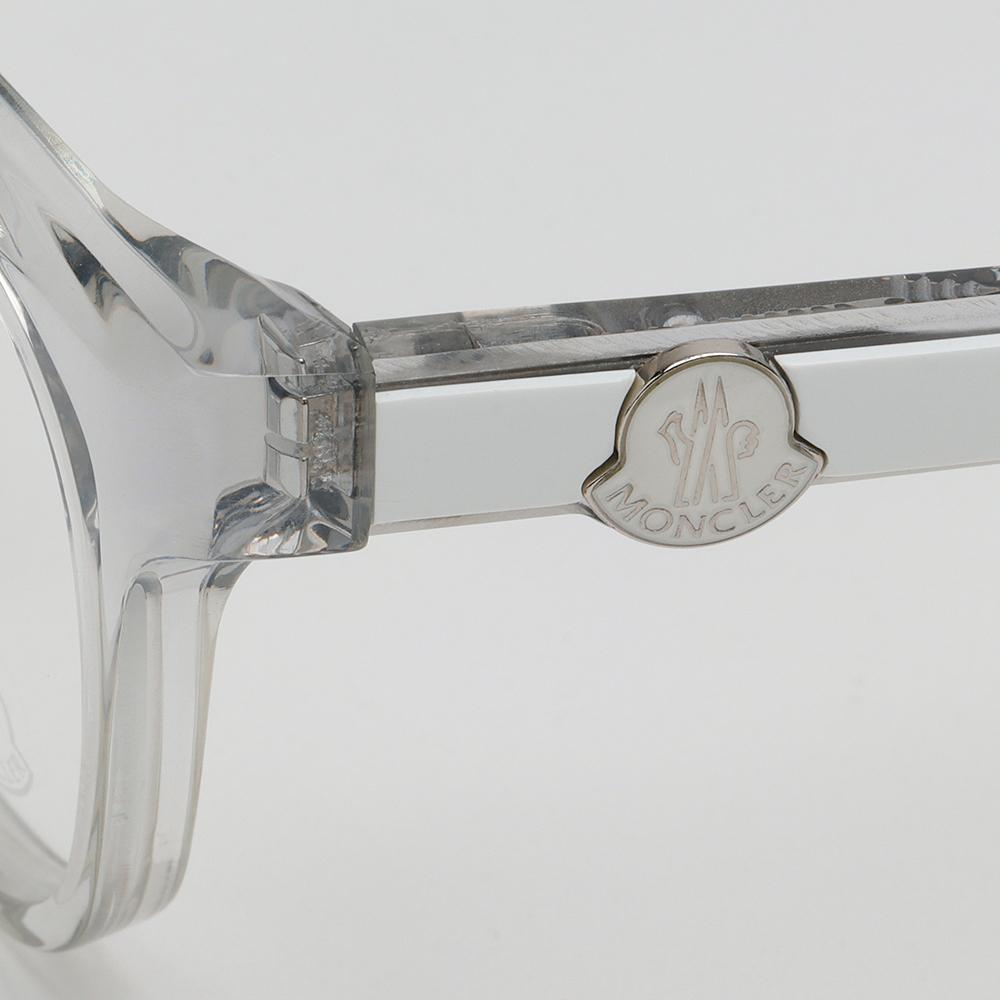 Moncler Asian Fit Clear Square Acetate Eyeglass Frames Unisex ML5185D 020